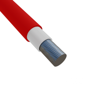 PV kabelis 6 mm², sarkans