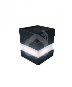 LED солнечный светильник-крышка для столба 100x100 мм, 4 шт.