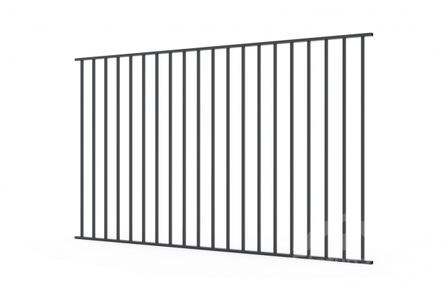 Metāla žogs 20x20 stieņi, 1500mm x 2500mm (slēgts)