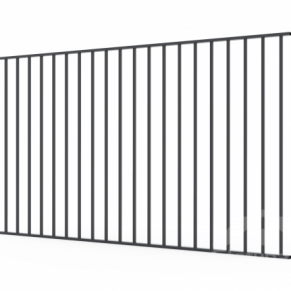 Metāla žogs 20x20 stieņi, 1500mm x 2500mm (slēgts)