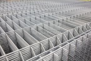 3D Заборные секции, 2,5x1,73 m., [200x50mm], ø-4,00mm, ZN (цинк))