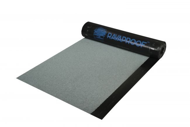 Bitumena jumta segums, RavaProof DIAMOND STANDART SBS, 4 mm (-15C) Dark grey, virsklājs