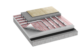 Grīdas plēve Eurovent ALUFLOOR 110 gr. / M², 1,0 m. X 50 m. = 50 m²