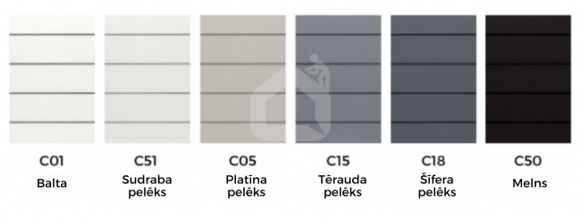 Cementa fasādes apšuvums Cedral Click, gluds