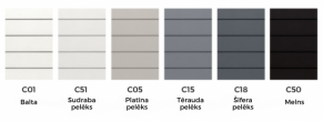 Cementa fasādes apšuvums Cedral Click, gluds