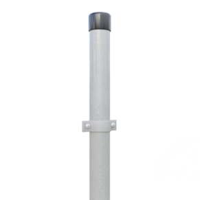 Žoga stabs, apaļš, ø38 mm, H2,0 m, siena: 1,2 mm, ZN (cinks)