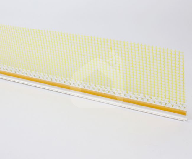 PVC deformācijas profils 108 ar sietu, 6 mm, 2,4 m