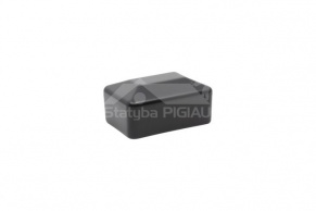 Vāks stabam 60x60 mm, PVC, melns