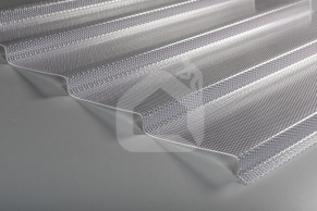 MK PC DIAMOND TILE EFFECT polikarbonāta flīžu pārklājums, 9°, caurspīdīgs, 4, 6 m