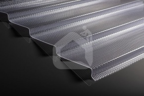 MK PC DIAMOND TILE EFFECT polikarbonāta flīžu pārklājums, 9°, caurspīdīgs, 4, 6 m