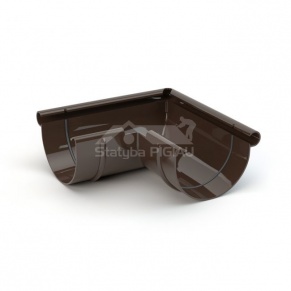 125 mm teknes ārējais leņķis 90°, GAMRAT (PVC)