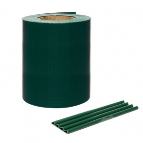 Žoga segmentu lente MIKKO 190 mm x 35 m + 28 gab. turētāji (450 g/m²), PVC