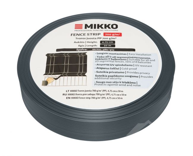 Žogu segmenta lente MIKKO 47,5 mm x 50 m, 700 g/m²