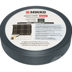Лента для сегментов забора MIKKO 47,5 мм x 50 м, 700 г/м²