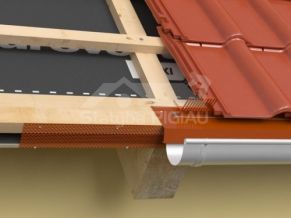 Slīpuma ventilācijas režģi EAVES GRATE, 100 mm x 5 m