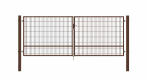 Vārti, 5 mm segmenta pildījums, divviru ar Locinox, 4000x1500 mm