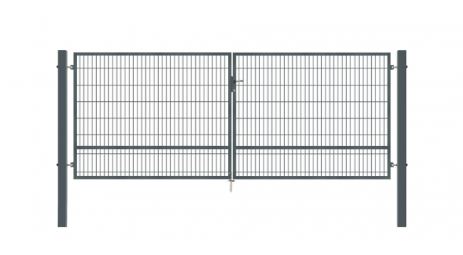 Vārti, 5 mm segmentu pildījums, divviru, 5000x1500 mm