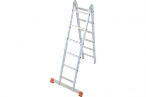 KRAUSE Daudzfunkcionālās alumīnija kāpnes TriMatic (2x6 pakāpieni) 129901