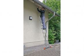 KRAUSE Daudzfunkcionālās alumīnija kāpnes TriMatic (2x6 pakāpieni) 129901