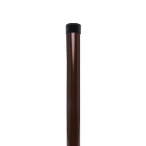 Žoga stabs, apaļš, ø48 mm, H2,5 m, siena: 1,2 mm, ZN + RAL
