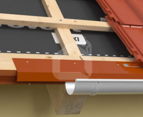 Alumīnija atloks EAVES PLANK PLUS 63x120x2000, 0,50 mm