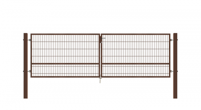 Vārti, 5 mm segmenta pildījums, divviru, 4000x1200 mm