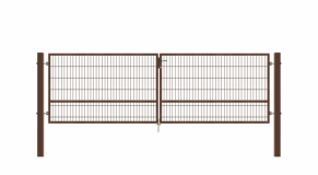 Vārti, 5 mm segmenta pildījums, divviru, 4000x1200 mm
