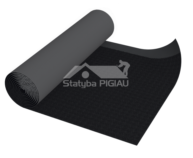 Difūzijas plēve Eurovent METALLIC 450 gr./m², SK2 (lipīgas malas), 1,5 m. x 25 m. = 37.5 m²
