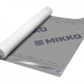 Диффузионная пленка MIKKO 140 гр./м², SK2 (липкие края) 1,5 м. х 50 м  = 75 м²