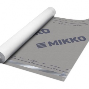Difūzijas plēve MIKKO 140 gr./m², SK2 (lipīgās malas) 1,5 m x 50 m = 75 m²
