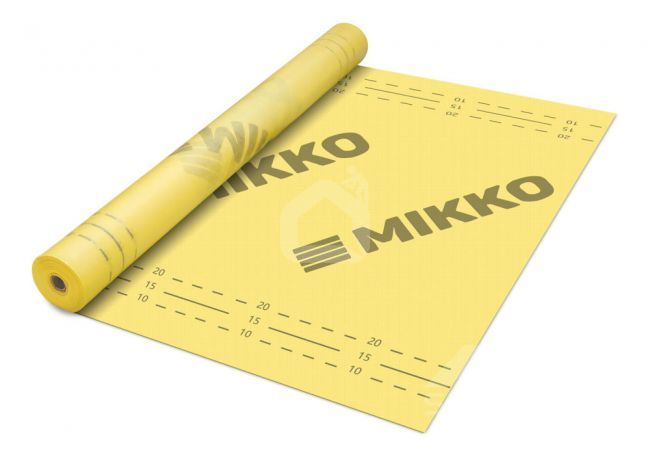 Aktīvā tvaika barjeras plēve MIKKO AKTIV 100 gr./m², 1,5 m. x 50 gadi = 75 m²