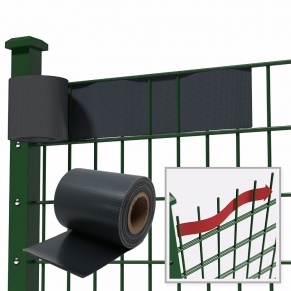 Segmentālā žoga lente MIKKO 190 mm x 35 m, 550 g/m²