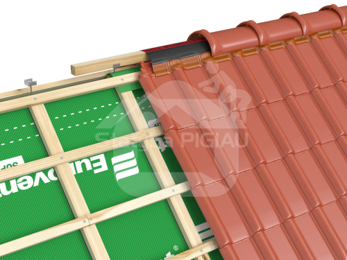 Kores ventilācijas lente ROLL STANDARD 390 mm x 5 t.m