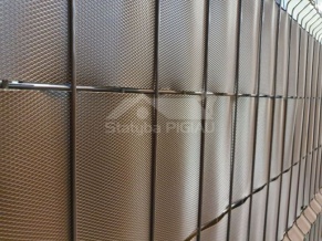 Segmentālā žoga lente 190mmx20,4m, 630 g/m2, PP, RAL