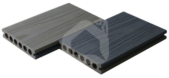 WPC terases dēļi ar apaļām dobumiem MIKKO, 23×140×3600 mm (dažādas krāsas)