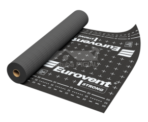 Difūzijas plēve Eurovent STRONG 160 gr./m², 1,5 m. x 50 m. = 75 m²