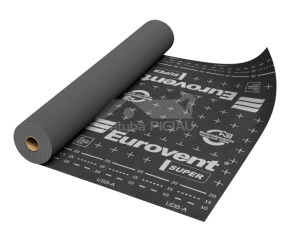 Difūzijas plēve Eurovent SUPER 170 gr./m², 1,5 m. x 50 m. = 75 m²