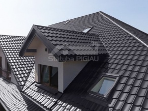 Metāla dakstiņu moduļa jumts, Scandinavia Premium MATT