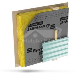 Pretvēja plēve Eurovent WALL PROTECT 100 gr./m², 1,5 m. x 50 m. = 75 m²