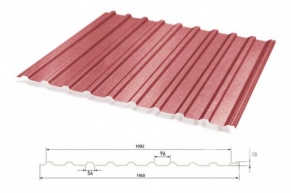 Trapecveida profils T-18 RAL3009, Matt