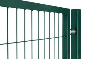 Ворота, сегментное заполнение 5 мм, двустворчатые, 5000х1500 мм