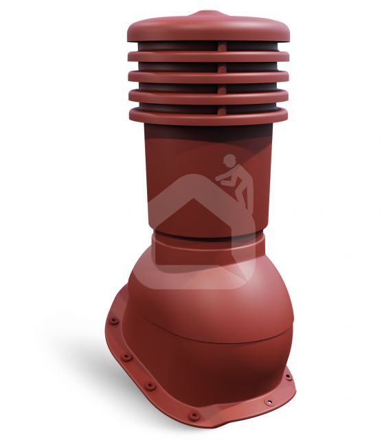 Ventilācijas skurstenis VENTOS X, 150D, METĀLS B26, universāls