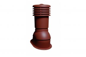 Ventilācijas jumta izvads VENTOS X, 150D, RAL3009 sarkans ķieģelis