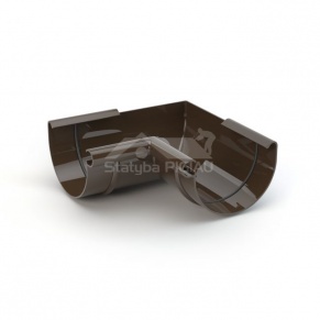 125 mm teknes iekšējais leņķis 90°, GAMRAT (PVC)