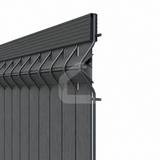 WPC vertikālās žoga līstes, 1230 mm
