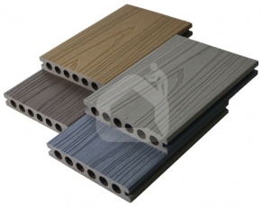 WPC terases dēļi ar apaļām dobumiem MIKKO, 23×140×3600 mm (dažādas krāsas)