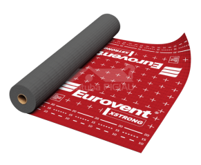 Difūzijas plēve Eurovent X-STRONG 250 gr./m², 1,5 m. x 30 m = 45 m²