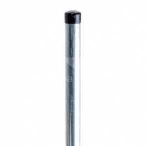 Žoga stabs, apaļš, ø38 mm, H2,0 m, siena: 1,2 mm, ZN (cinks)