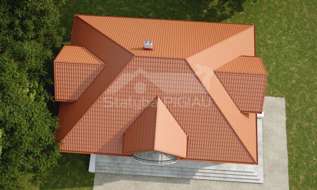 Metāla dakstiņu moduļa jumts, FLAMENCO (H2)
