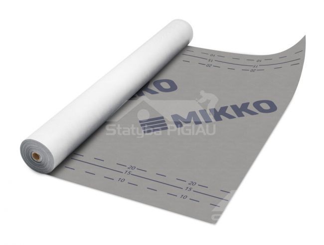 Difuzijas plēve MIKKO 140 gr./m², 1,5 m. x 50 m. = 75 m²